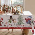 Bnejvif Christmas Tablecloth Christmas Table Cloth Holiday Tablecloth for Christmas Decor